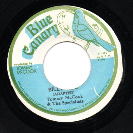 (7") TOMMY McCOOK & THE SPECIALISTS - BILLY JOE / VERSION