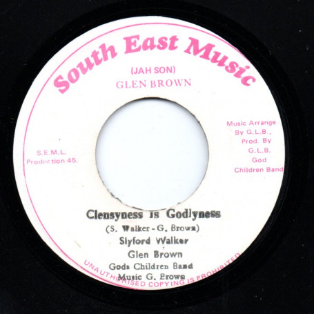 (7") SYLFORD WALKER - CLENSYNESS IS GODLYNESS / GODS CHILDREN BAND - ASSACK LAWN NO 1 DUB