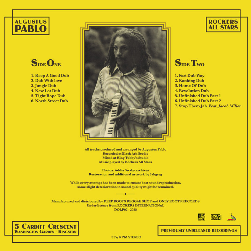 LP) AUGUSTUS PABLO - KING TUBBYS MEETS ROCKERS AT 5 CARDIFF
