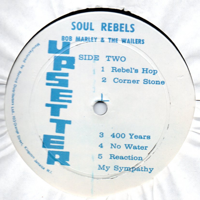 LP) BOB MARLEY & THE WAILERS - SOUL REBELS
