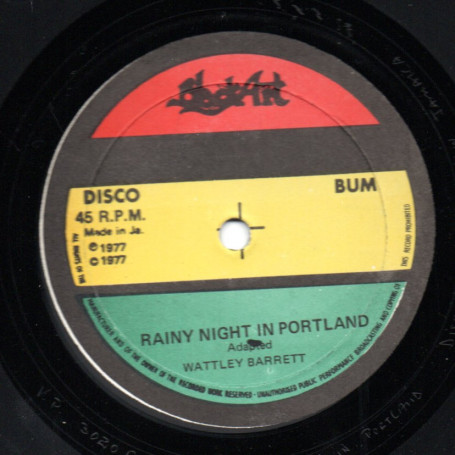 (12") WATTY BURNETT - RAINY NIGHT IN PORTLAND / OPEN THE GATE