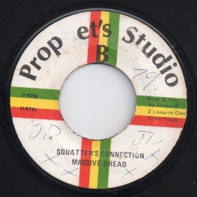 (7") MASSIVE DREAD - SQUATTER'S CONNECTION / SPIDERMAN SKANK