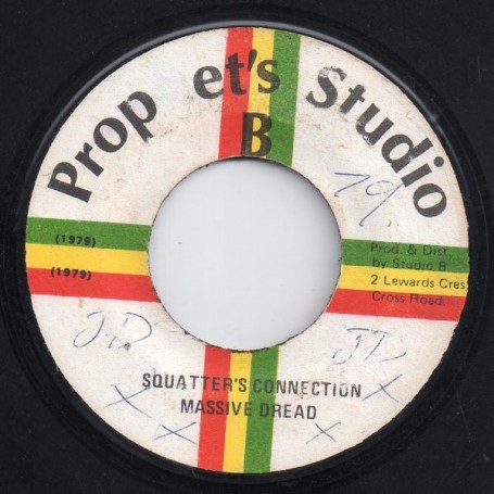 (7") MASSIVE DREAD - SQUATTER'S CONNECTION / SPIDERMAN SKANK