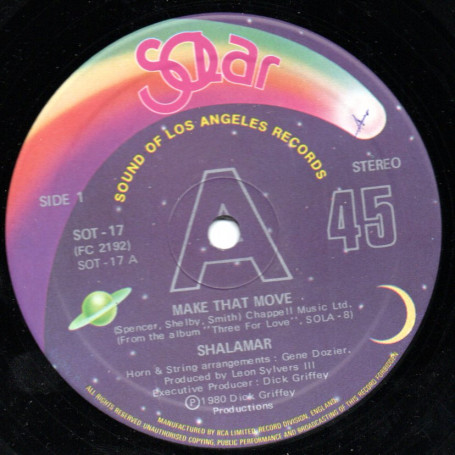 (12") SHALAMAR - MAKE THAT MOVE / POP ALONG KID