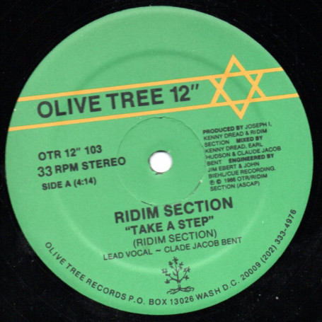 (12") RIDIM SECTION - TAKE A STEP / TAKE A STEP DUB