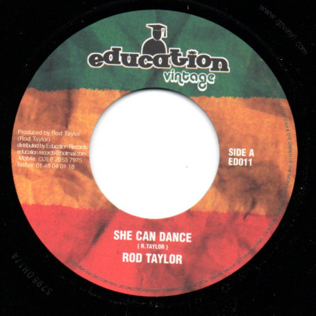 (7") ROD TAYLOR - SHE CAN DANCE / SHE CAN DUB