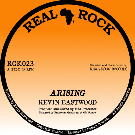 (7") KEVIN EASTWOOD - ARISING / MAD PROFESSOR DUB MIX - RISE UP