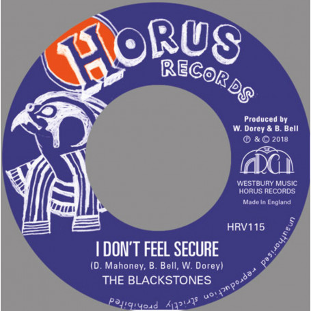 (7") THE BLACKSTONES - I DON'T FEEL SECURE / DUB