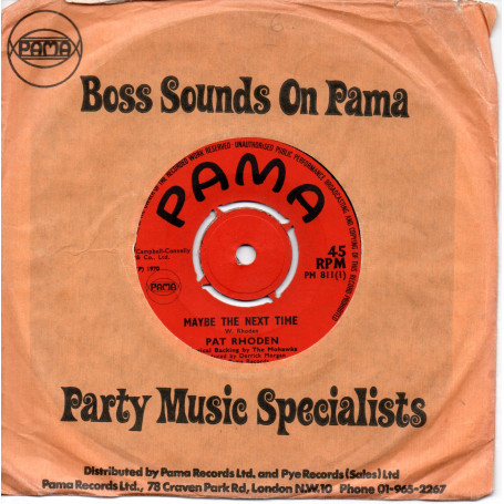 (7") PAT RHODEN - MAYBE NEXT TIME / GOT TO SEE YOU