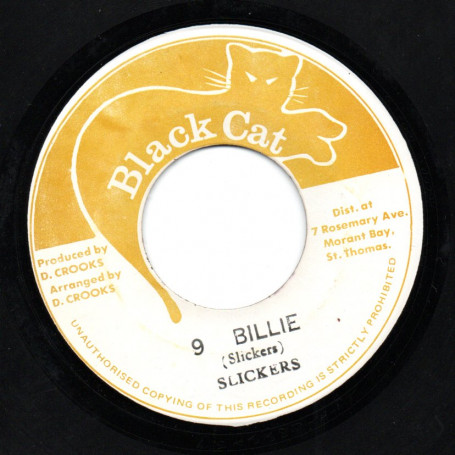 (7") THE SLICKERS - 9 BILLIE / VERSION