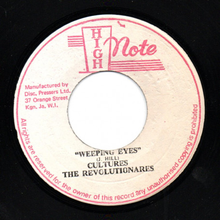 (7") CULTURE - WEEPING EYES / THE REVOLUTIONARIES - YARD DUB