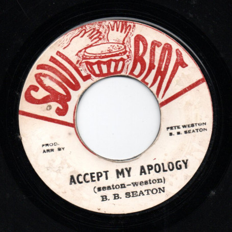 (7") BB SEATON - ACCEPT MY APOLOGY / VERSION