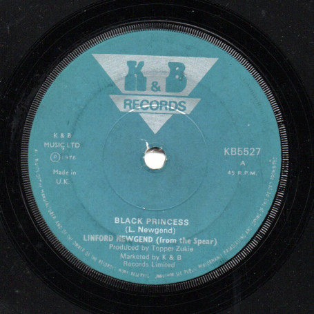 (7") LINFORD NEWGEND - BLACK PRINCESS / INTEBEDATAS - VERSION