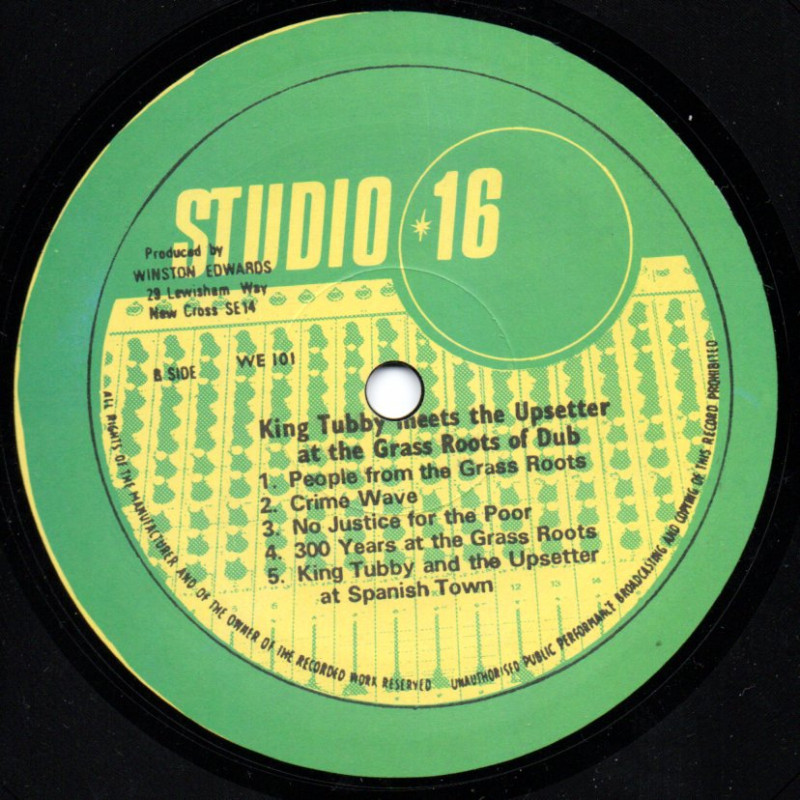 LP) KING TUBBY MEETS THE UPSETTER - AT THE GRASS ROOTS OF DUB
