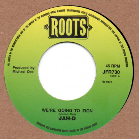 (7") JAH D - WE'RE GOING TO ZION / INSTRUMENTAL