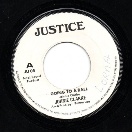 (7") JOHNNY CLARKE - GOING TO A BALL / VERSION
