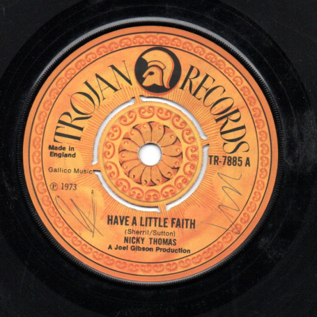 (7") NICKY THOMAS - HAVE A LITTLE FAITH / I'LL BE WAITING