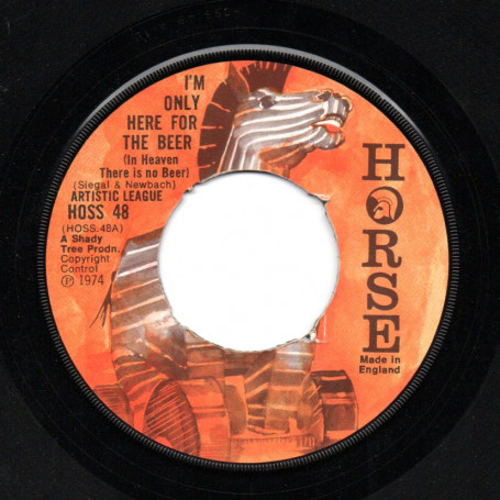 (7") ARTISTIC LEAGUE - I'M ONLY HERE FOR THE BEER / SOBER UP