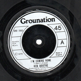 (7") KEN BOOTHE - I'M COMING HOME / THE ROCKERS - VERSION