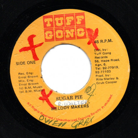 (7") MELODY MAKERS - SUGAR PIE / SUGAR PIE DUB