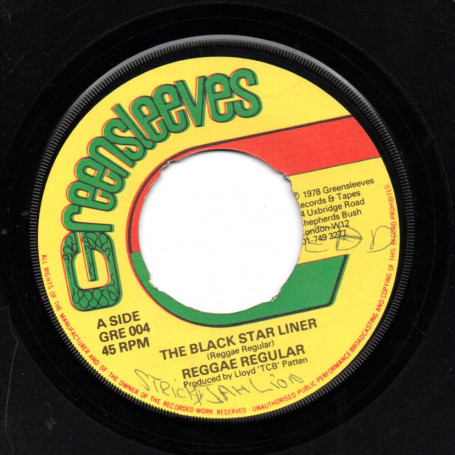 (7") REGGAE REGULAR - BLACK STAR LINER / IT'S COMING