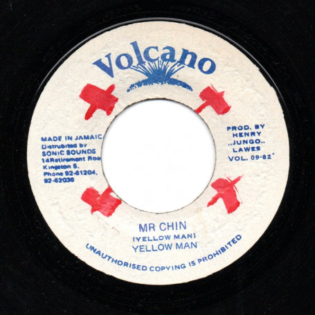 (7") YELLOW MAN - MR CHIN / ROOTS RADICS BAND - VERSION