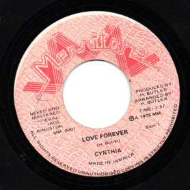 (7") CYNTHIA - LOVE FOREVER / HAROLD BUTLER - LOVE FOREVER THEME