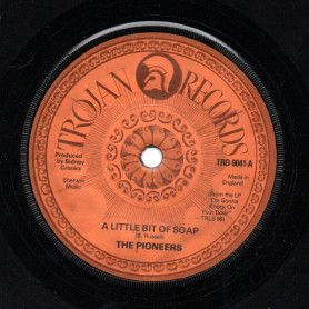 (7") THE PIONEERS - A LITTLE BIT OF SOAP / OVER AND OVER