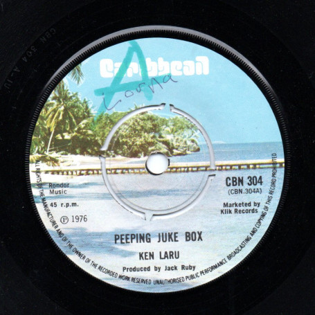 (7") KEN LARU - PEEPING JUKE BOX / PEEPING
