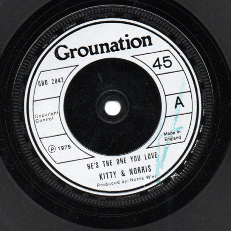 (7") KITTY & NORRIS - HE'S THE ONE YOU LOVE / THE ALLSTARS - VERSION