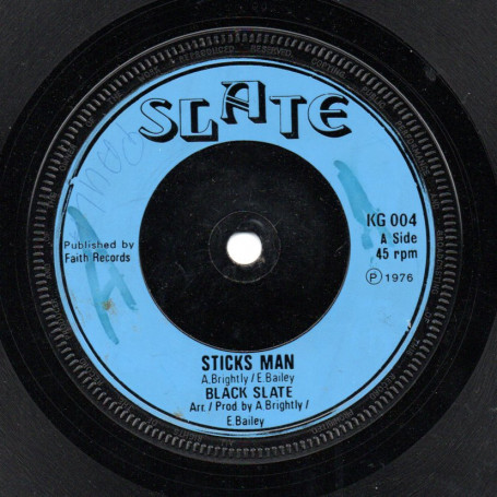 (7") BLACK SLATE - STICKS MAN / ROBBER MAN IN DUB