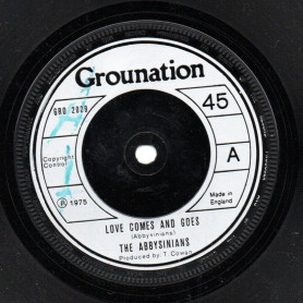 (7") THE ABBYSINIANS - LOVE COMES AND GOES / VERSION