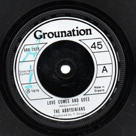 (7") THE ABBYSINIANS - LOVE COMES AND GOES / VERSION