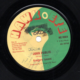 (7") GREGORY ISAACS - JOHN PUBLIC / LEGGO ALL STARS - ENEMY NO.1