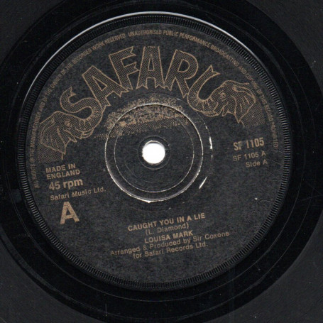 (7") LOUISA MARK - CAUGHT YOU IN A LIE / PT.2 CAUGHT DUBBING