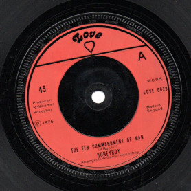 (7") HONEYBOY - THE TEN COMMANDMENT OF MAN / ULEIT - THE ELEVEN COMMANDMENT OF WOMAN