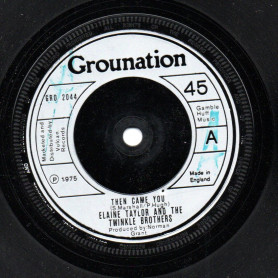 (7") ELAINE TAYLOR AND THE TWINKLE BROTHERS - THEN CAME YOU / TWINKLE BROTHERS ALL STAR - VERSION