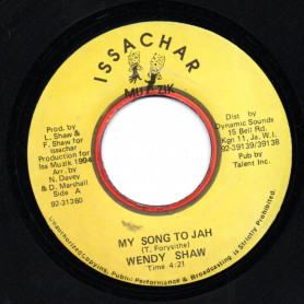 (7") WENDY SHAW - MY SONG TO JAH / N. DAVEY & D. MARSHALL - VERSION