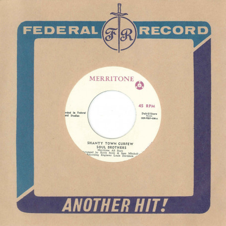 (7") SOUL BROTHERS - SHANTY TOWN CURFEW / LAXTON FORD - FINDERS KEEPERS