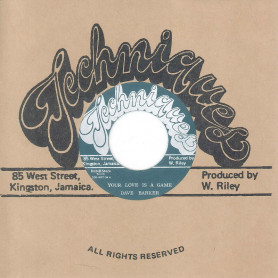 (7") DAVE BARKER - YOUR LOVE IS A GAME / THE TECHNIQUES -  LONELY MAN