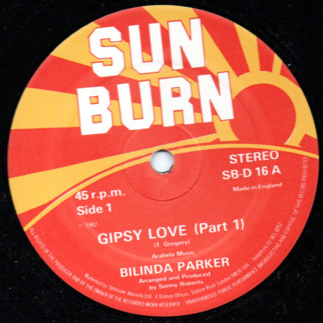 (12") BILINDA PARKER - GIPSY LOVE / GIPSY LOVE PART.2