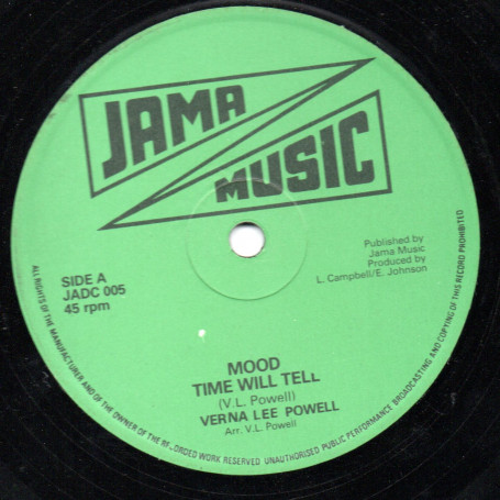 (12") VERNA LEE POWELL - MOOD TIME WILL TELL / BACK STREET REVOLUTION