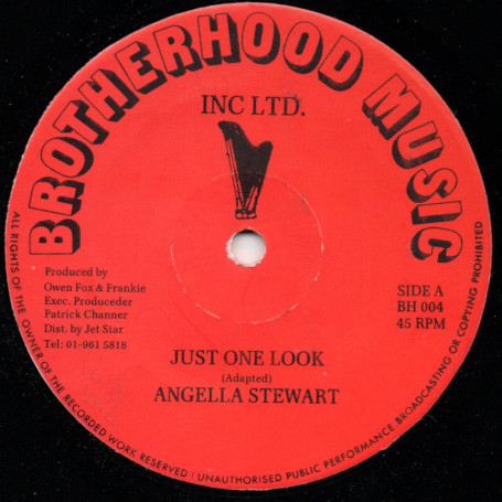 (12") ANGELLA STEWART - JUST ONE LOOK / VERSION