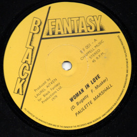 (12") PAULETTE MARSHALL - WOMAN IN LOVE / WHY DID YOU LEAVE ME AND GO