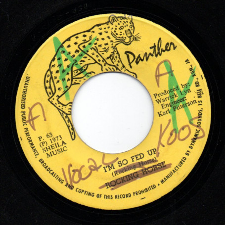 (7") ROCKING HORSE - I'M SO FED UP / SOUL DYNAMITES - VERSION