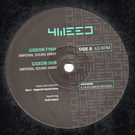 (12") IMPERIAL SOUND ARMY - GIDEON FYAH / GIDEON DUB - ELND - HARD DREAMY DUB / HEAVY DREAMY DUB
