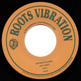 (7") GEORGE PALMER - JAH LIGHT / VERSION
