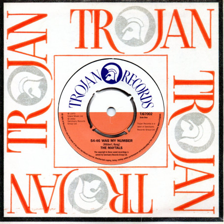 (7") THE MAYTALS - 54 46 WAS MY NUMBER / VERSION TWO