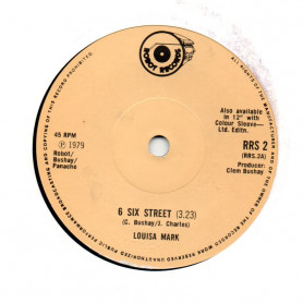 (7") LOUISA MARK - 6 SIX STREET / THE BUSHRANGERS - 6 SIX STREET IN DUB
