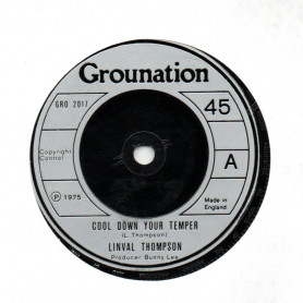 (7") LINVAL THOMPSON - COOL DOWN YOUR TEMPER / VERSION